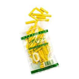 Filtry węglowe Purize XTRA Slim 5,9mm 50szt. - Żółty