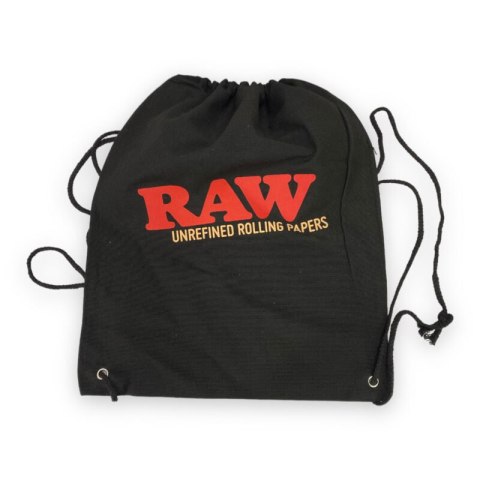 Materiałowy plecak RAW Drawstring Bag czarny