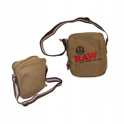 Torba na ramię RAW Rolling Papers BRĄZOWA Torba na ramię RAW Rolling Papers BRĄZOWA