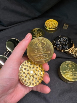 Metalowy ZŁOTY młynek - GOLD EDITION