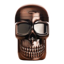 Popielniczka z klapką Czaszka - Miedziany