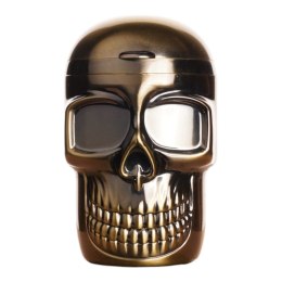 Popielniczka z klapką Czaszka - Stare Złoto