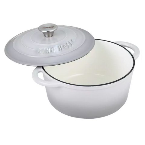 EMALIOWANY GARNEK ŻELIWNY 21cm KINGHOFF KH-1520 EMALIOWANY GARNEK ŻELIWNY 21cm KINGHOFF KH-1520