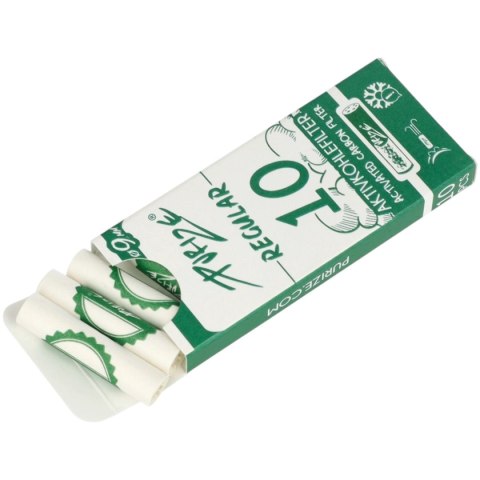 Filterki węglowe Purize REGULAR 10 szt. śr. 9 mm Filterki węglowe Purize REGULAR 10 szt. śr. 9 mm