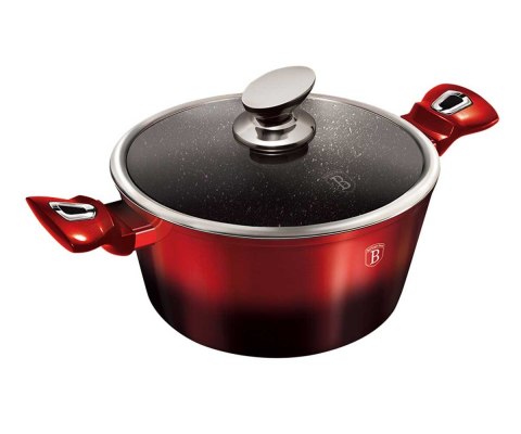 GARNKI BERLINGER HAUS BLACK BURGUNDY LINE 15 ELE BH-1632 GARNKI BERLINGER HAUS BLACK BURGUNDY LINE 15 ELE BH-1632