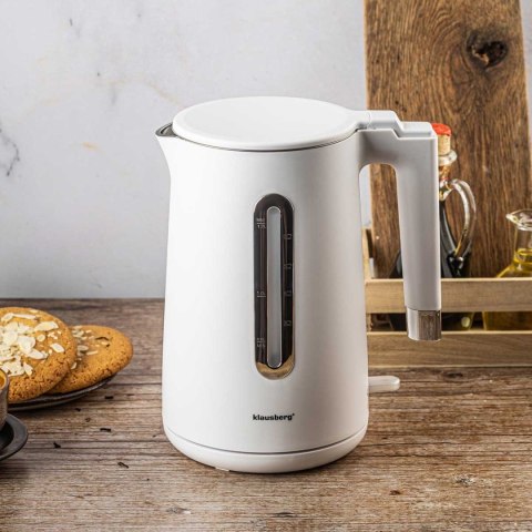 CZAJNIK ELEKTRYCZNY 1,7L KLAUSBERG KB-7890 BIAŁY
