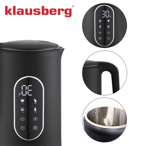 CZAJNIK ELEKTRYCZNY 1,7L KLAUSBERG KB-7891 LED REULACJA TEMPERATURY