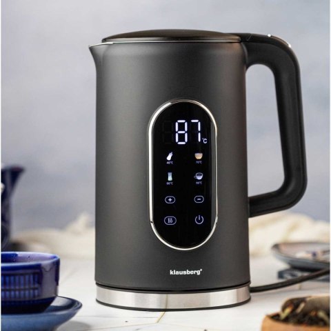 CZAJNIK ELEKTRYCZNY 1,7L KLAUSBERG KB-7891 LED REULACJA TEMPERATURY