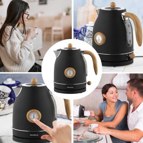 CZAJNIK ELEKTRYCZNY 1,7L Z TERMOMETREM KLAUSBERG KB-7907 RETRO