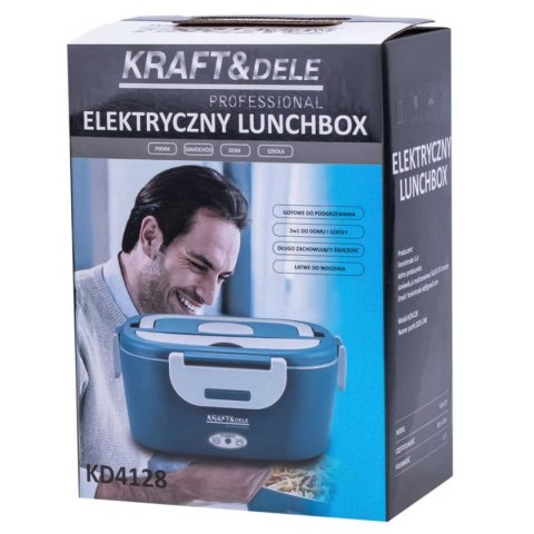 ELEKTRYCZNY LUNCHBOX PODGRZEWACZ DO POSIŁKÓW 1,7L KRAFT&DELE KD4128