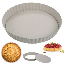 BLACHA FORMA DO TARTY Ø25cm Z WYJMOWANYM DNEM KINGHOFF KH-1969