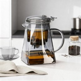 DZBANEK SZKLANY 730ml Z ZAPARZACZEM SPUSTOWYM DO HERBATY ZIÓŁ 259423