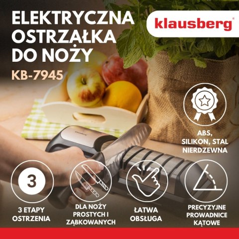 ELEKTRYCZNA DIAMENTOWA OSTRZAŁKA DO NOŻY KLAUSBERG KB-7945